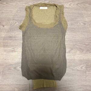 Skatto Women's Tan Sleeveless Top